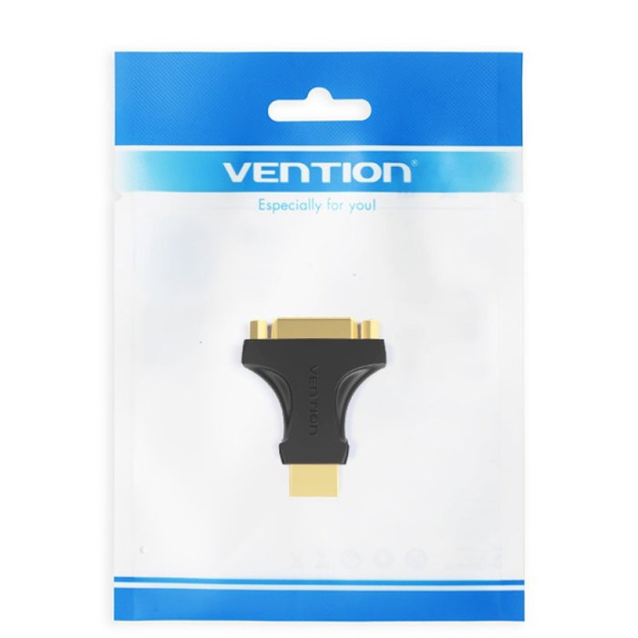 Vention Adaptador HDMI Macho a DVI (24+5) Hembra AIKB0 Negro Vention Adaptador HDMI Macho a DVI (24+5) Hembra AIKB0 Negro